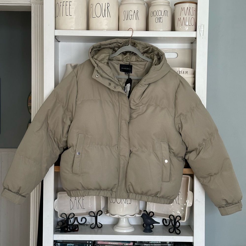 Brave Soul ASOS Fernie Puffer Jacket - Picture 4 of 15